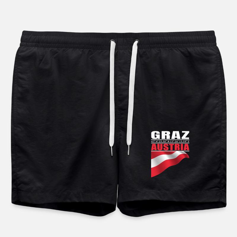Graz - Swim Trunks - black