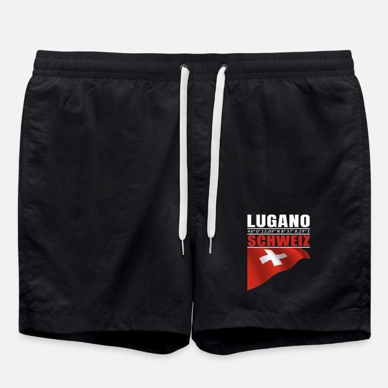 Lugano - Swim Trunks - black