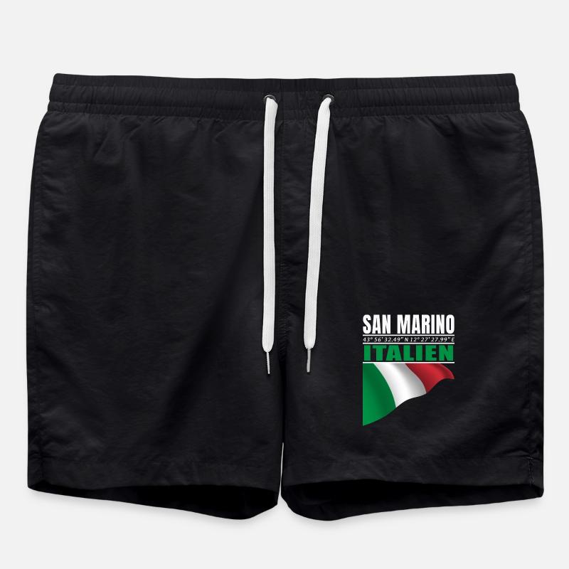 San Marino - Swim Trunks - black