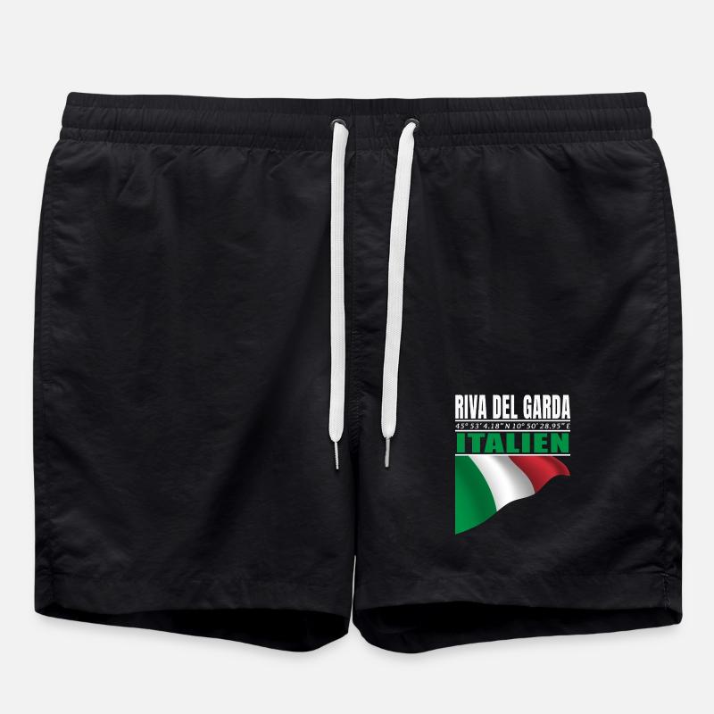 Riva del Garda - Badeshorts - Schwarz