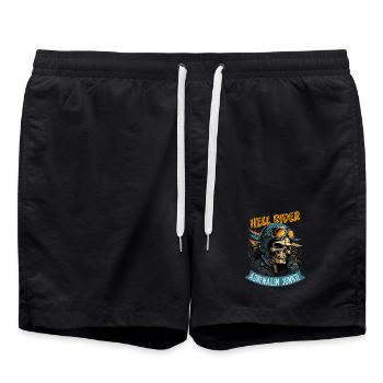 Hell Rider - Accro à l’adrénaline - Short de bain - noir - Devant - AI Model Male 185 light (185cm)
