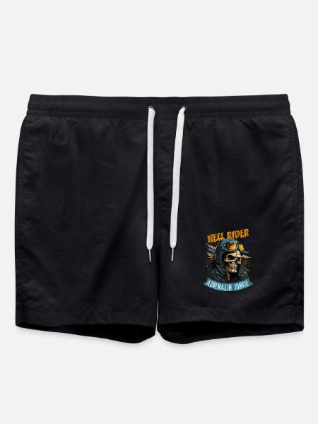 Hell Rider - Adrenaline Junkie - Swim Trunks - black