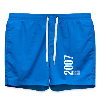 19th Birthday 2007 – Year Level 19 - Swim Trunks - cobalt blue - Front