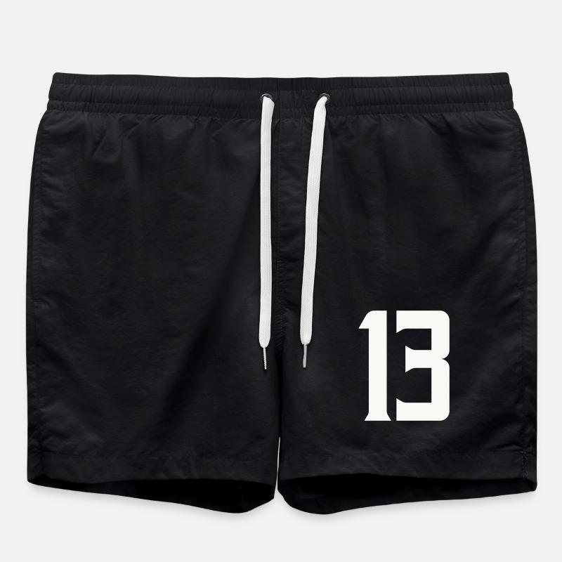 13 - Badeshorts - Schwarz