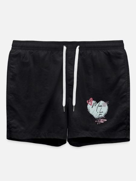 Mutterliebe - Badeshorts - Schwarz