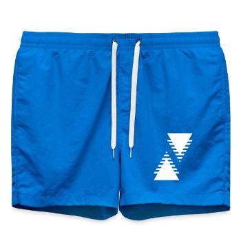 Conception des triangles géométriques - Short de bain - cobalt blue - Devant