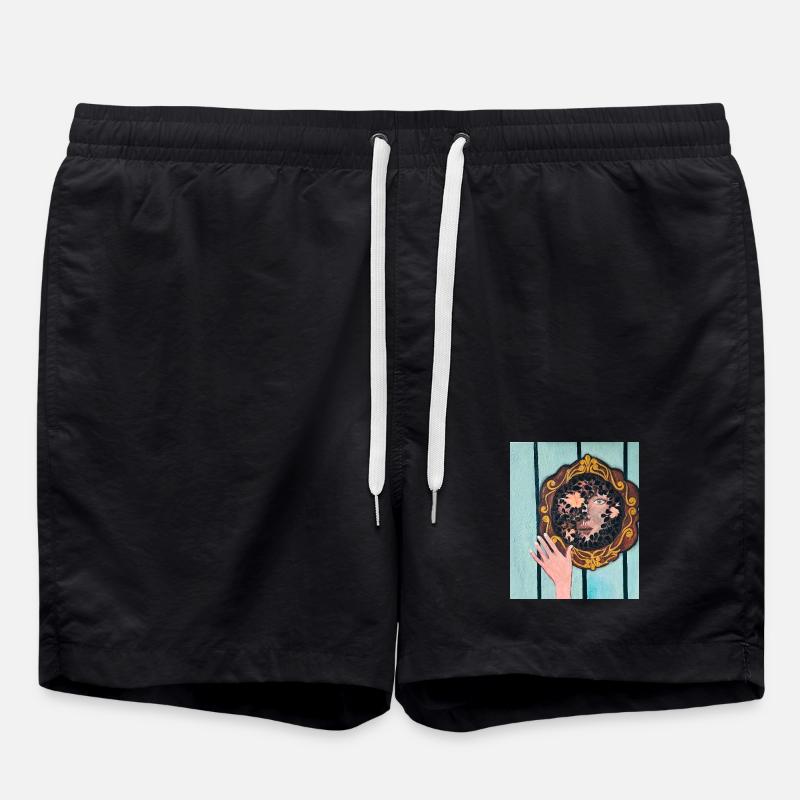 Soul Beauty - The True Face - Swim Trunks - black