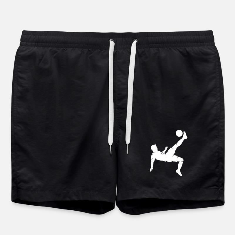 Bicyclette du footballeur - Short de bain - noir