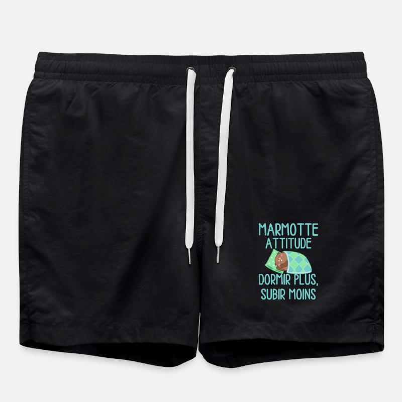 Marmotte Attitude Dormir Plus - Short de bain - noir