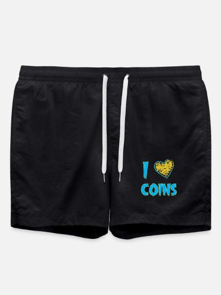 Coin collector - Swim Trunks - black