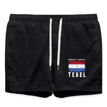 Coordonnées de Texel - Short de bain - noir - Devant - AI Model Male 185 light (185cm)