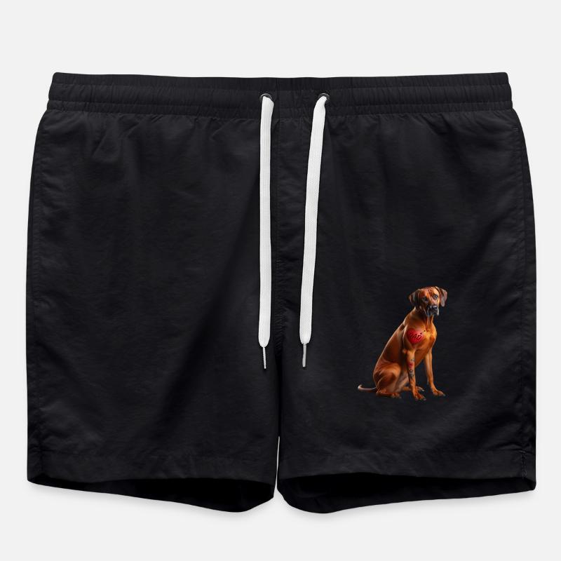 i love Dad - Swim Trunks - black