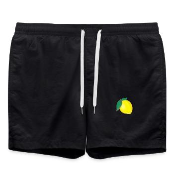 lemon - Swim Trunks - black - Front - AI Model Male 185 light (185cm)