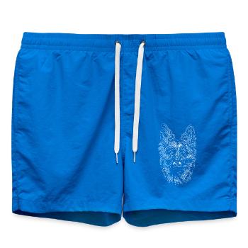 Hundeportrait für stolze Hundebesitzer - Badeshorts - Cobalt blue - Vorne
