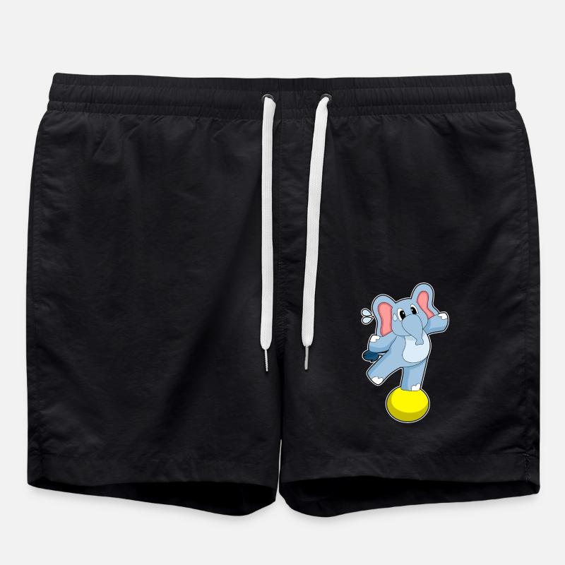 Elephant Circus - Swim Trunks - black