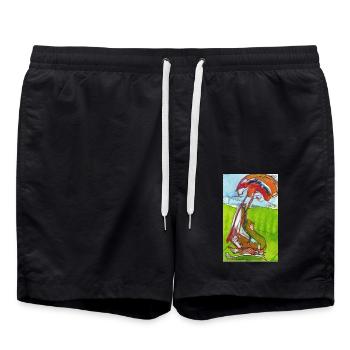 FUNtasie - Short de bain - noir - Devant - AI Model Male 185 light (185cm)