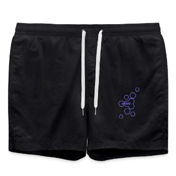 Dario als Name - Badeshorts - Schwarz - Vorne - AI Model Male 185 light (185cm)