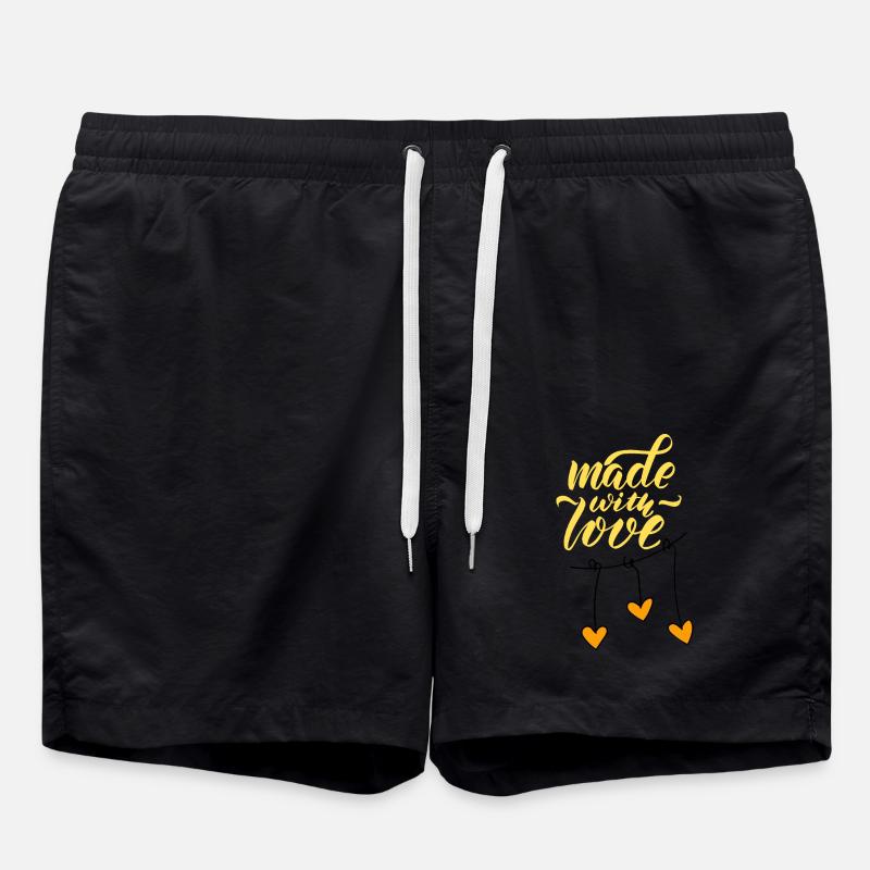 Made with Love - Short de bain - noir