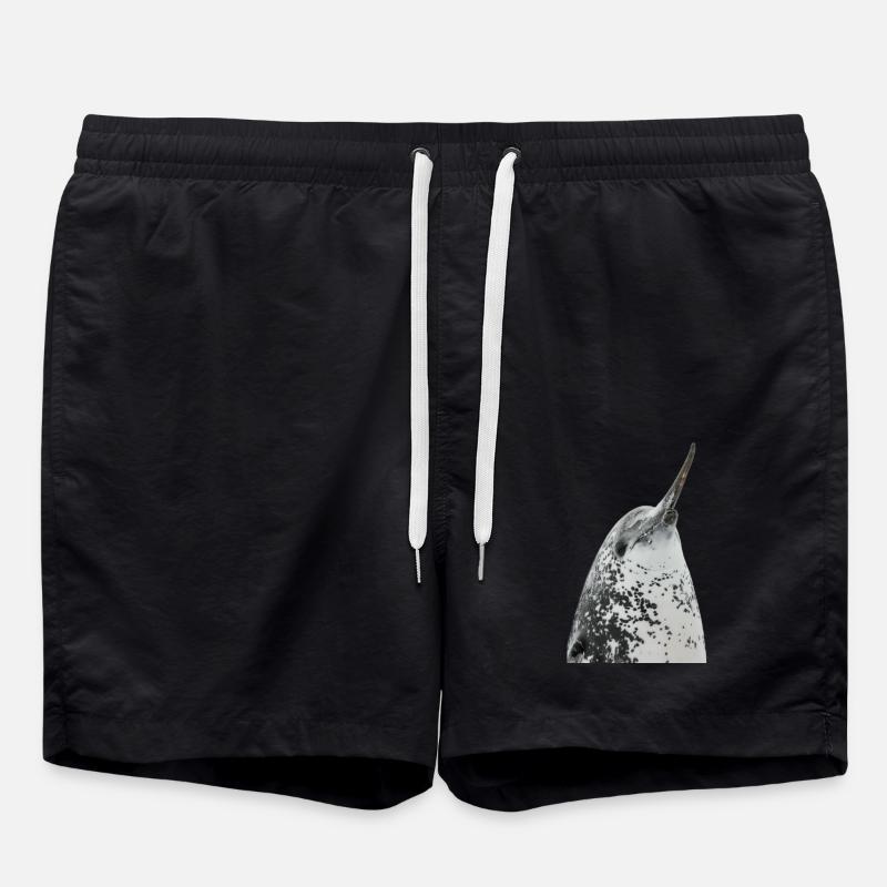 Narwal - Badeshorts - Schwarz