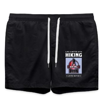 Randonnée - Short de bain - noir - Devant - AI Model Male 185 light (185cm)
