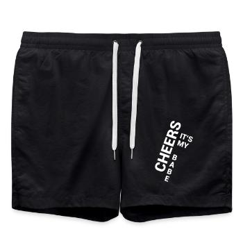My Babe - Swim Trunks - black - Front - AI Model Male 185 light (185cm)