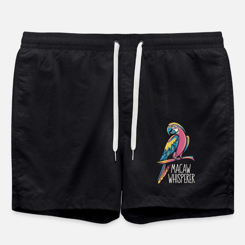 Exotic Bird Style - Swim Trunks - black