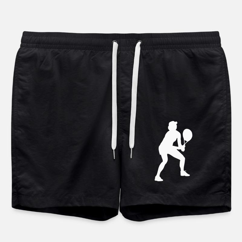 Joueur de tennis - Short de bain - noir