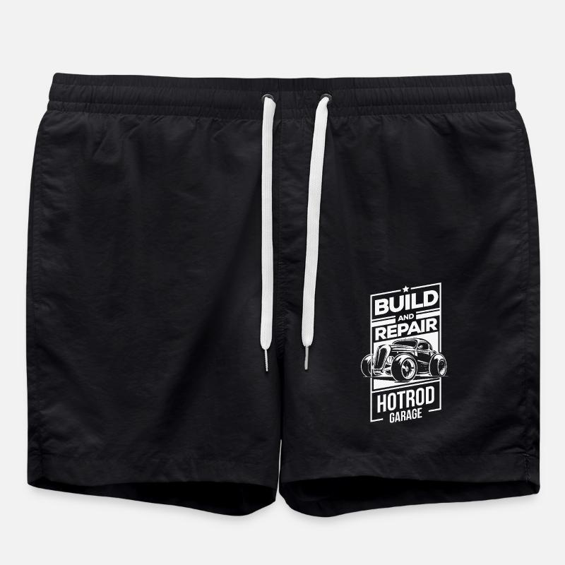 Hotrod - Swim Trunks - black