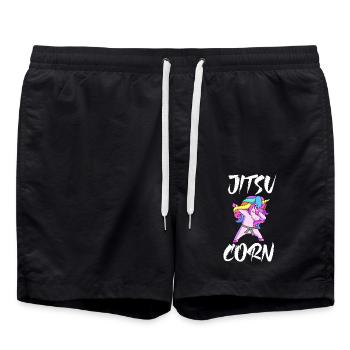Jiu Jitsu Autodéfense - Short de bain - noir - Devant - AI Model Male 185 light (185cm)