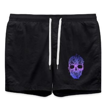 Mystisches Stammessymbol Fusion Traditionelles Ornament - Badeshorts - Schwarz - Vorne - AI Model Male 185 light (185cm)