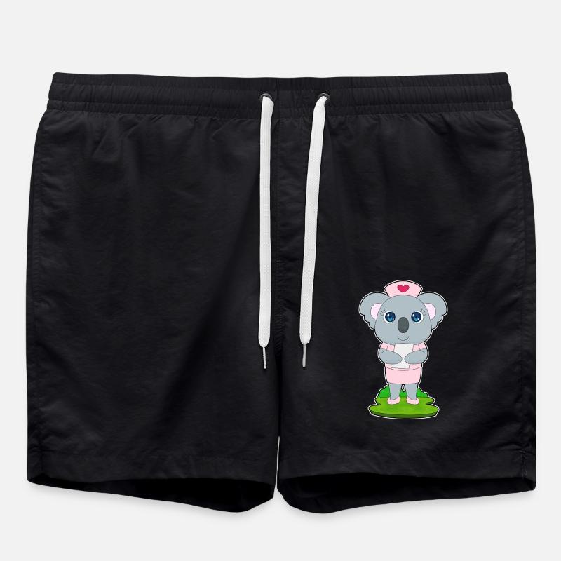 Koala Nurse - Swim Trunks - black