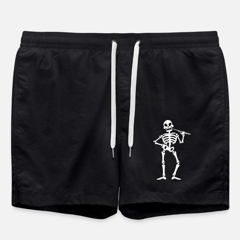 Flötist Querflöte - Badeshorts - Schwarz