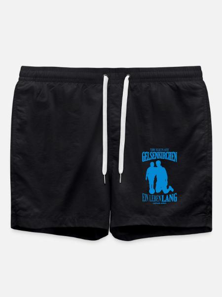 Gelsenkirchen Football Tradition Gift - Swim Trunks - black