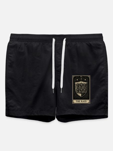 Tarot Datahoarding: The RAID Shield - Swim Trunks - black