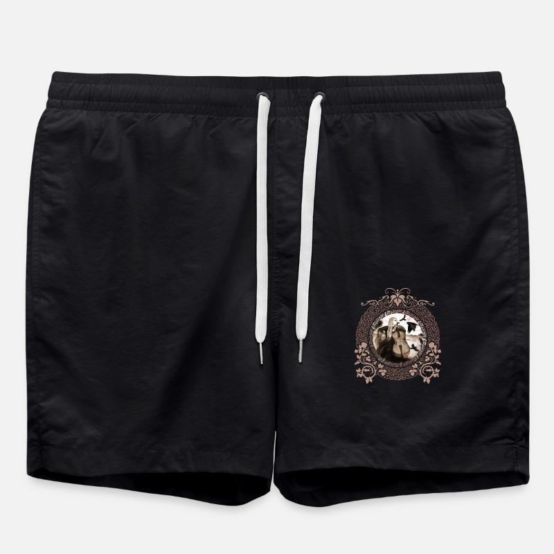 Gothic Cellist - Badeshorts - Schwarz