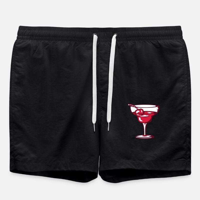 Drink Longdrink Alkohol - Badeshorts - Schwarz