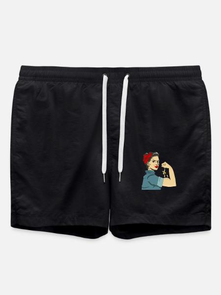 STRONG WOMEN - Swim Trunks - black