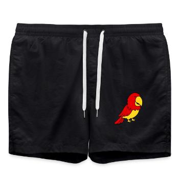 parrot - Swim Trunks - black - Front - AI Model Male 185 light (185cm)