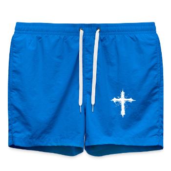 Symbole de la croix - Short de bain - cobalt blue - Devant