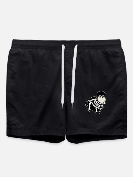 Wolly Sheepling Skeleton Gaming - Swim Trunks - black