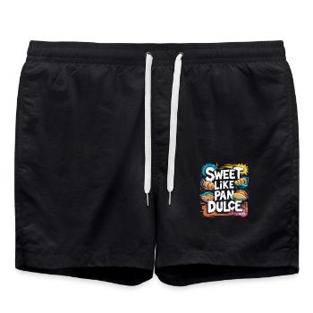Pure Mexican sweetness - Swim Trunks - black - Front - AI Model Male 185 light (185cm)