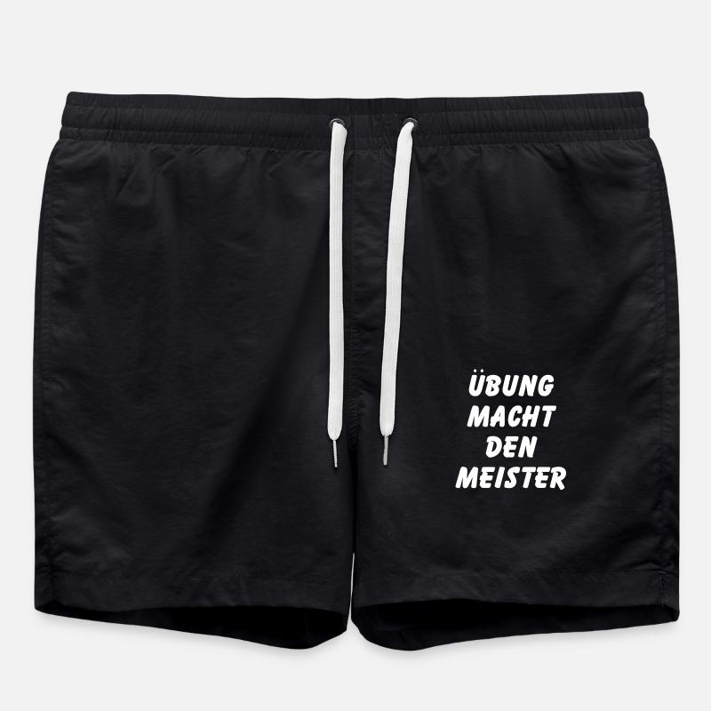 Practice makes perfect - Swim Trunks - black