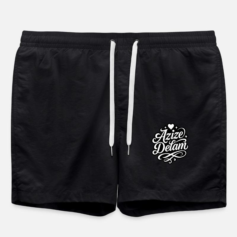 Azize Delam Amour persan - Short de bain - noir