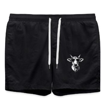 Lunettes de soleil Cool Cow - Short de bain - noir - Devant - AI Model Male 185 light (185cm)