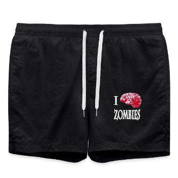 ZOMBIES - Swim Trunks - black - Front - AI Model Male 185 light (185cm)