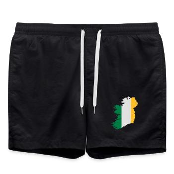 Ireland - Swim Trunks - black - Front - AI Model Male 185 light (185cm)