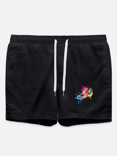 Graffiti Sneaker - Short de bain - noir