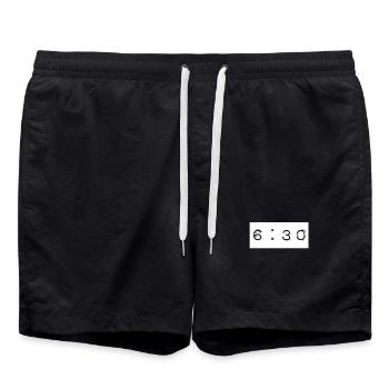 6:30 - Short de bain - noir - Devant - AI Model Male 185 light (185cm)