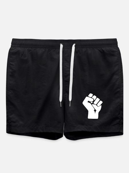 fist - Swim Trunks - black