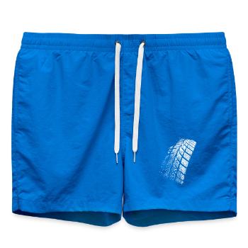 Tire Impression / Tires / Motorcycle / Car - Swim Trunks - cobalt blue - Front